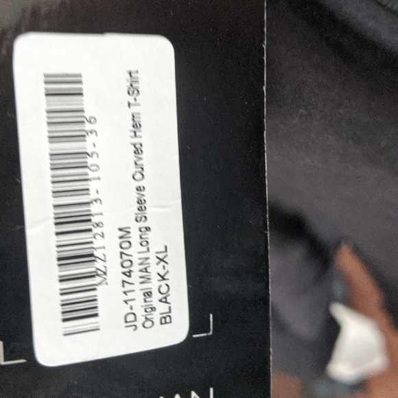 Boohoo Original MAN Long Sleeve Curve Shirt Black Size XL - Picture 4 of 13